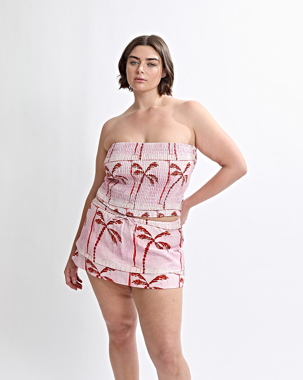 Lola Mini Skirt Pink Tonic